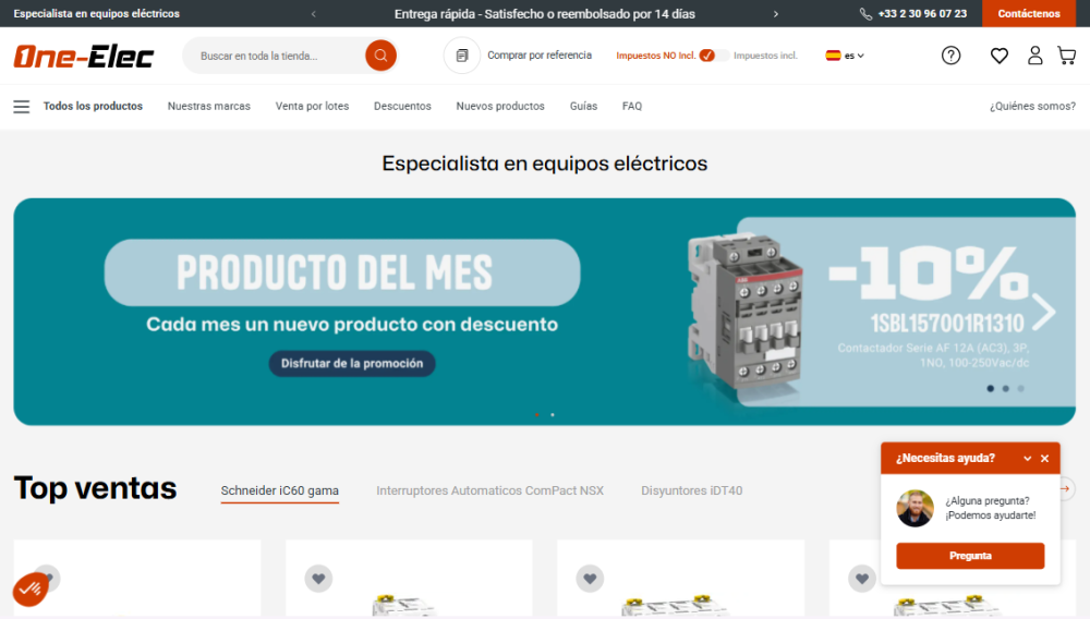 asistente virtua one-elec.com