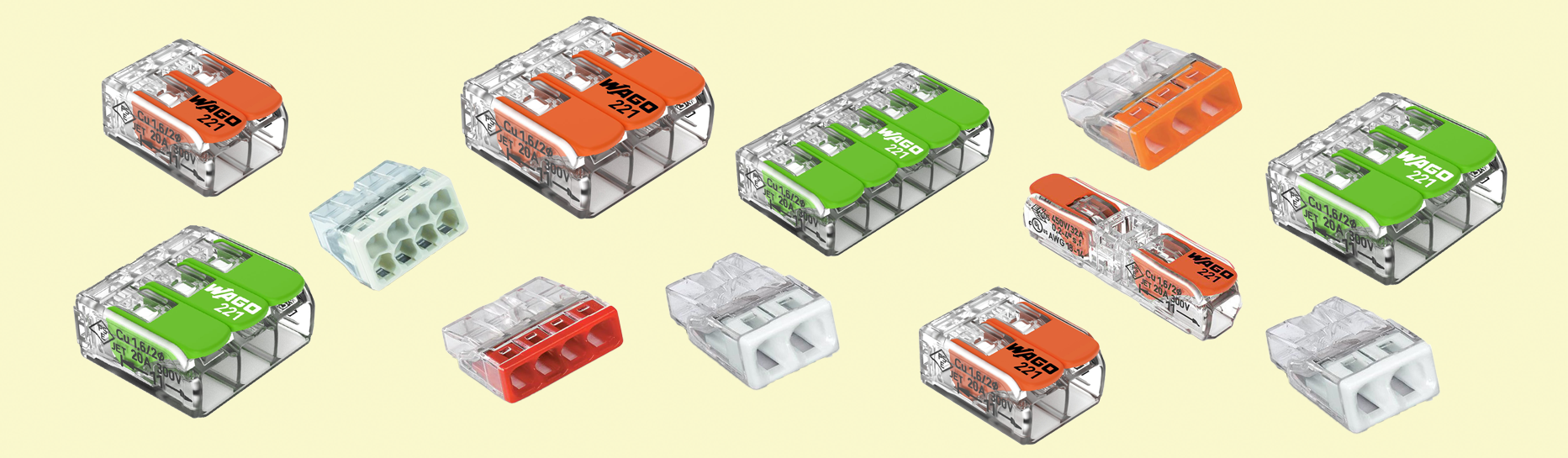 bornes de connexion wago