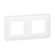 Plaque de finition horizontale Mosaic pour 2x2 modules blanc - LEGRAND