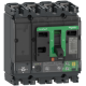 Circuit breaker, ComPacT NSX100B, 25kA/415VAC, 4 poles, MicroLogic Vigi 4.2-AB trip unit 100A - C10B44B100