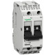 Thermal magnetic circuit breaker, TeSys GB2, 2P, 6 A, Icu 1.5 kA@415 V - GB2DB12