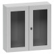 Cassa Spacial S3D 2 porte trasparente 1200X1000X300 RAL7035 - NSYS3D121030DT