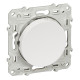 Odace, push-button, 10 A, white lightable - S520206