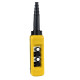Pendant control station, plastic, yellow, 4 push buttons - XACA471