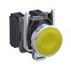 Pulsante, Harmony XB4, 22mm, giallo, con contatti NO+NC - XB4BA55