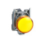 Harmony voyant rond Ø22 - IP66 - orange - LED intégrée - 120V  - XB4BVG5
