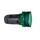piloto luminoso verde monobloque 230v - XB5EVM3