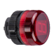 red digital display head Ø22 - ZA2VA04