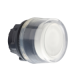 Harmony XB5, Kop drukknop, Verhoogd, Terugvering, Ø22mm, Met kapje, Wit - ZB5AP1