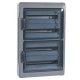 Caja estanca Plexo³ 4x18 módulos con terminales de perforación directa premontados IP65 IK09 - Gris - LEGRAND