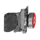Harmony bouton-poussoir rouge Ø22 - à impulsion affleurant - 1O - XB4BA4322