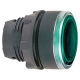 Cabeza pulsador  luminoso rasante led  verde - ZB5AW333