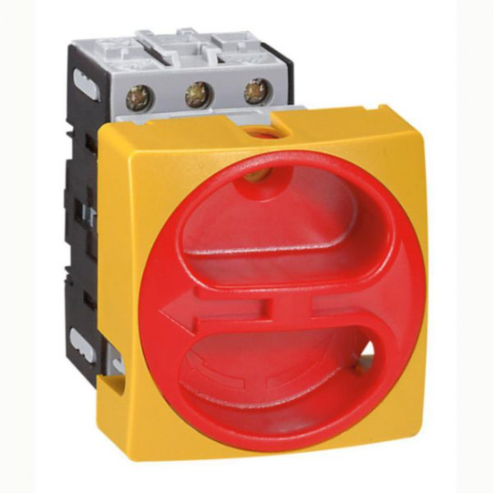 Interrupteur-sectionneur rotatif complet encastré Ø22 cadenassable - tripolaire - 20A - LEGRAND main product photo