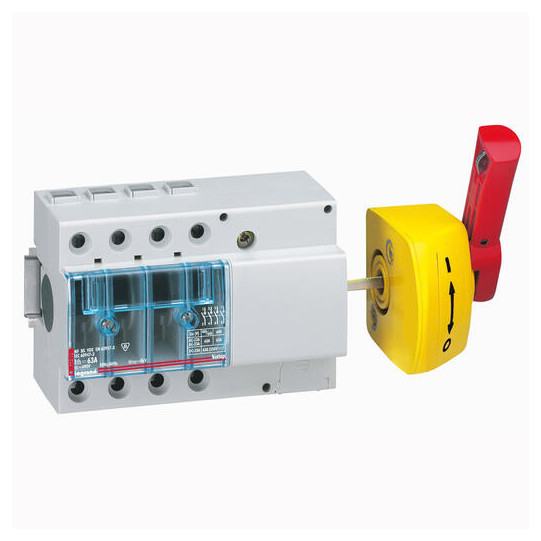 Interrupteur-sectionneur Vistop 63A - 4P avec commande latérale et poignée rouge - LEGRAND main product photo