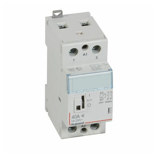 Contacteur de puissance CX³ silencieux bobine 230V~ - 2P 250V~ - 40A - contact 2F - 2 modules - LEGRAND main product photo