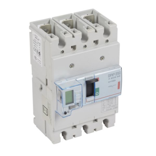 Electronic circuit breaker DPX³250 breaking capacity 36kA 400V~ - 3P - 100A - LEG420335 main product photo