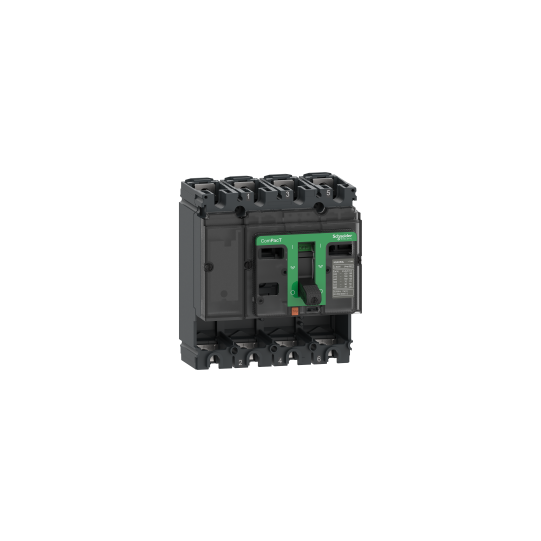 circuit breaker basic frame, ComPacT NSX160H, 70 kA at 415 VAC 50/60 Hz, 160 A, without trip unit, 4 poles - C16H4 main product photo