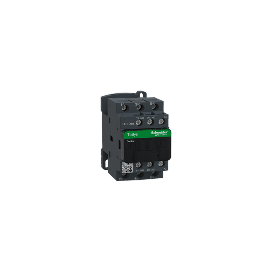 Contattore TeSys LC1D - 3 poli - AC3 440V 18 A - 24 V AC - LC1D18B7 main product photo