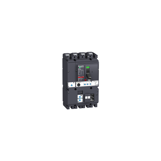 Circuit breaker VigiComPact NSX250B, 25kA at 415VAC, MicroLogic 2.2 trip unit 250A, add-on Vigi MH module, 4P 4d - LV431985 main product photo