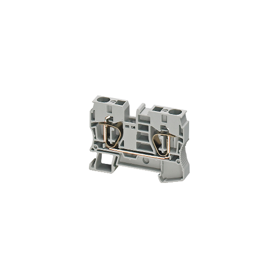 Spring Terminal, Feed Through, 2 Points, 10Mm², Grey - NSYTRR102 main product photo