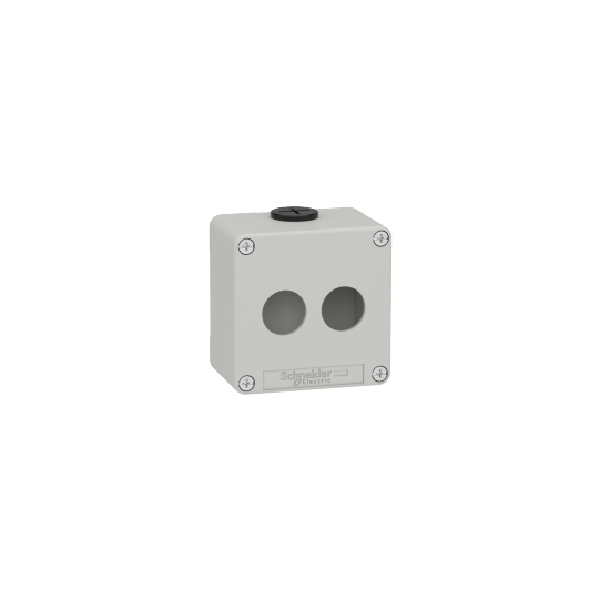 Pulsantiera in metallo grigia M20 2 fori 22MM 80X80X51,5 UL CSA - XAPD1202 main product photo