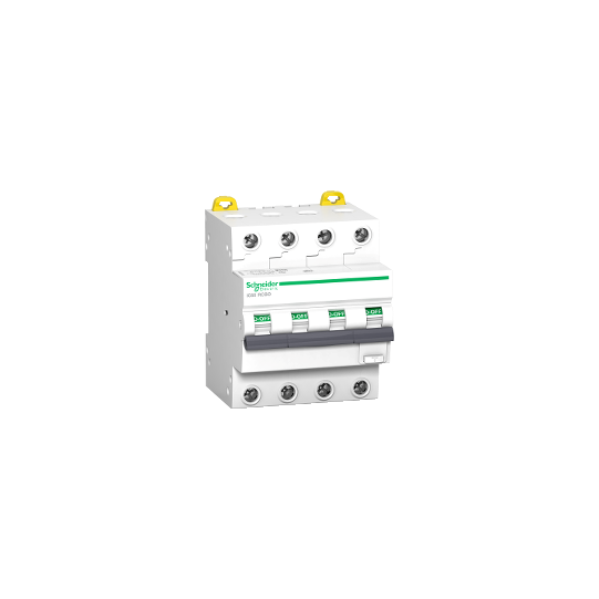 Acti9 iC60 - Aardlekautomaat - 4P - 10 A - C Curve - 6000A/6kA - 30 mA - SI type - A9D77410 main product photo