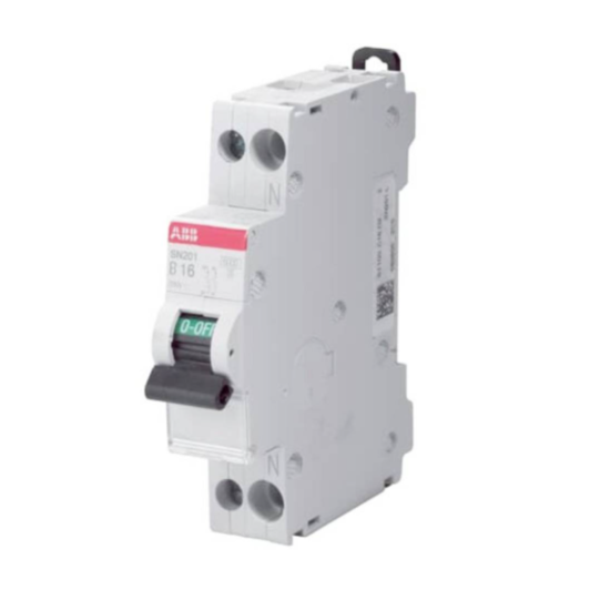 Stroomonderbreker SN201 1P+N (Nul rechts) B16 6kA - ABB2CSS255101R0165 main product photo