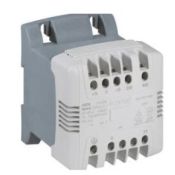 Control and safety transformer with screw connection, primary 230V to 400V and secondary 24V~ - 63VA