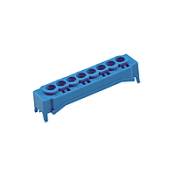 13586 IP2 cover for 8 holes terminal block - blue 
