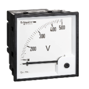 16075 PowerLogic - voltmètre analogique - encastré - 96x96mm - 0 à 500 V