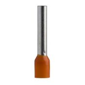 Cable end insulated, 4mm², medium size, orange, 10 bags, NF  DZ5CE042