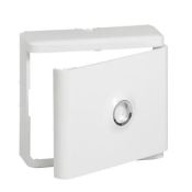 Habillage + porte blanche pour platines de branchement DRIVIA - Blanc RAL9003 - LEGRAND