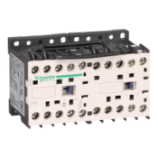 LP2K0601BD TeSys K reversing contactor - 3P - AC-3 <= 440 V 6 A - 1 NC - 24 V DC coil 