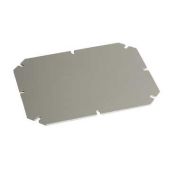 Mounting plate in galvanized steel, thickness 15 mm For boxes of H225W175 mm  NSYAMPM2419TB