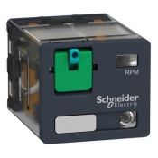 power plug-in relay - Zelio RPM - 3 C/O - 24 V DC - 15 A - with LED  RPM32BD