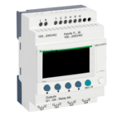 SR2A101FU Zelio Logic - relais intelligent compact - 10 E/S 100..240Vca - ss horl. - affi.