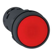 Harmony XB7, Monolithic push button, plastic,red, Ø22, spring return, unmarked, 1 NC - XB7NA42