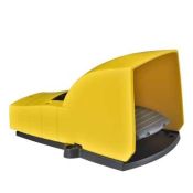 XPE-Y conmutador pedal sencillo - con cubierta - plástico - amarillo-1 NC + 1 NA  XPEY510