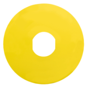 ZBY8101 Harmony étiquette circulaire Ø90mm - jaune - non marquée