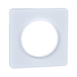 S520802 - Odace Touch - plaque de finition 1 poste - blanc RAL9003