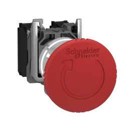 Schneider électrique ZB4 BS944 rouge E-Stop Key Release 40 mm