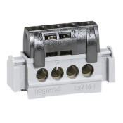 Bornier de répartition isolé IP2X phase - 4 connexions 1,5mm² à 16mm² - 004850