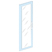 08536 Porte transparente IP30 L650 