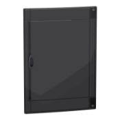 PrismaSeT XS - Porte fumée RAL9003 pour coffret encastré 3 rangées 18 modules - LVSXDS318