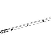 KBB25ED2303W Canalis KBB - élément droit 25A - 3m blanc - 1L+N+PE 3 fenêtres