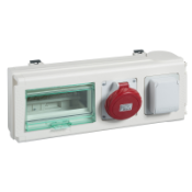 KNB32CP15F Canalis KNA - connecteur de dériv. 32A - 1 prise domest NF + 1 prise indus