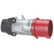 Fiche mobile droite Hypra IP44 32A - 380V~ à 415V~ - 3P+T - métal - LEGRAND