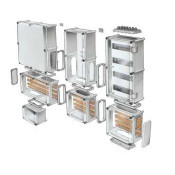 Thalassa PLS - Boite avec couvercle transparent 27x36x18 Ral 7035  NSYPLS2736G