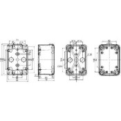 Thalassa - boîte industrielle - 138x93x72mm - ABS  NSYTBS1397