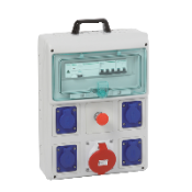 PFR10105 Kaedra coffret de chantier 4 prises 16A NF + 1 prise 3P+N+T 16A